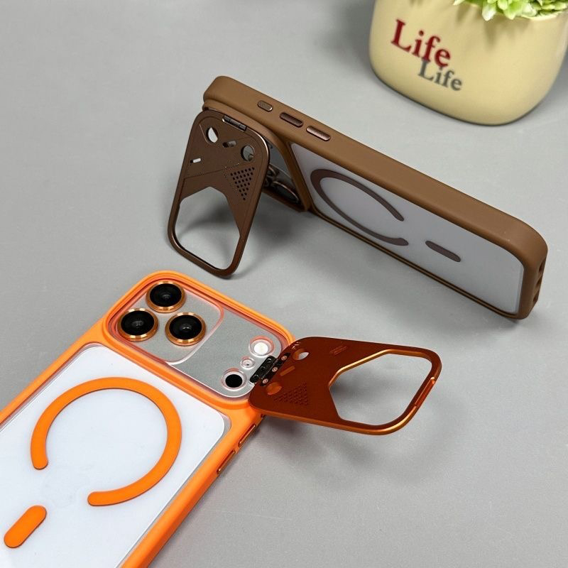 Magnetic Charging Stand - غطاء فاخر مضاد للصدمات مع حامل