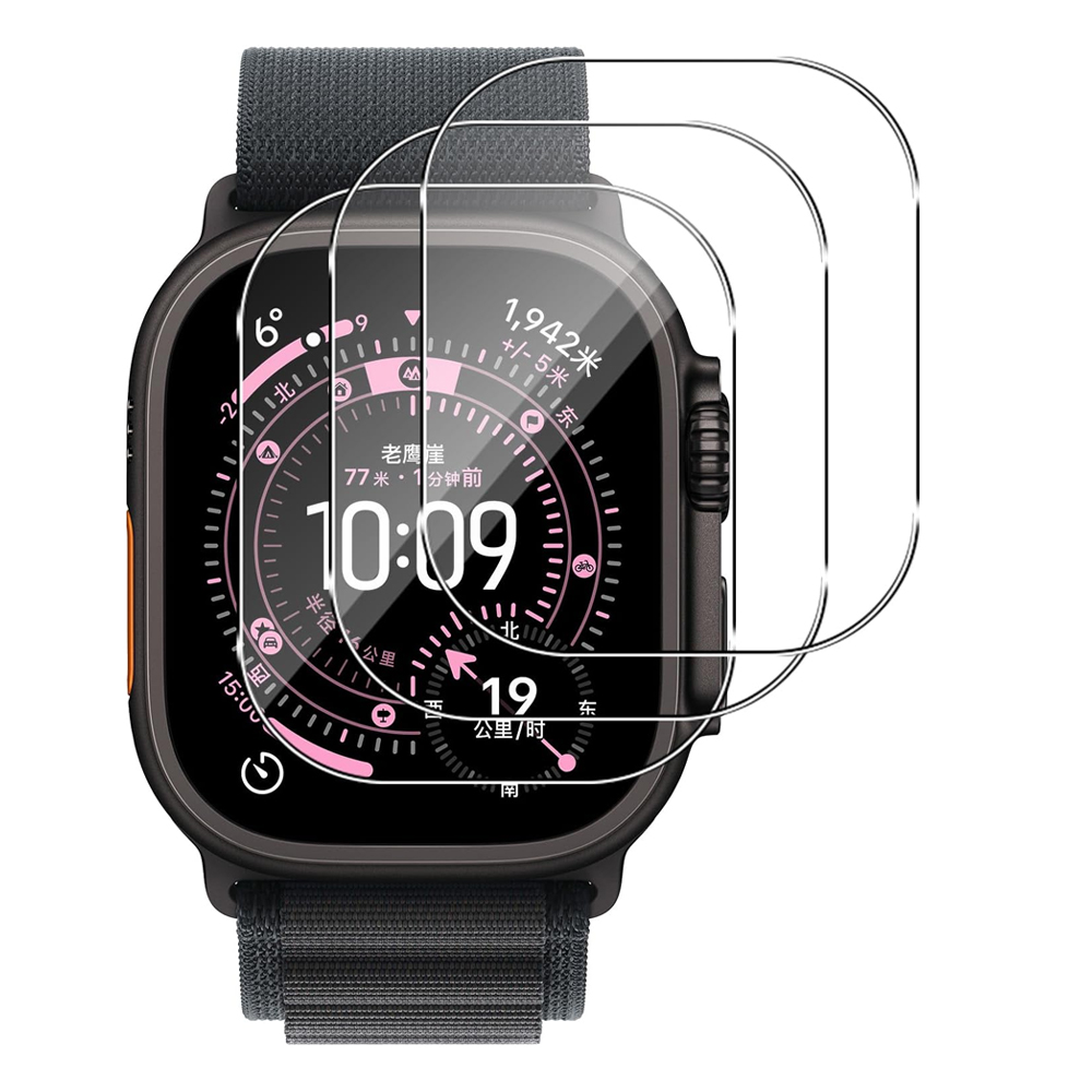 Apple Smartwatch Accessories - واقي شاشة من الزجاج المقوى لساعة