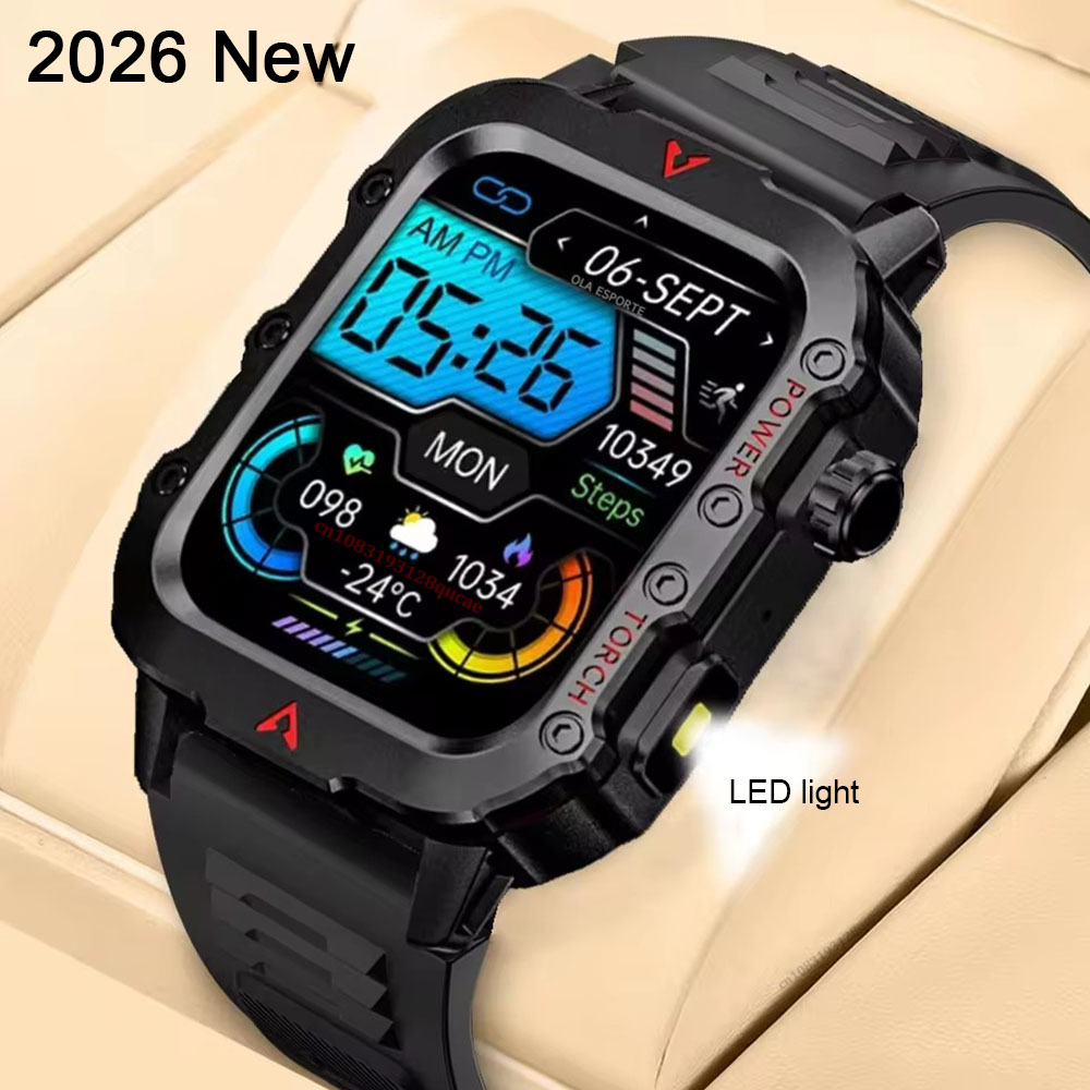 Smartwatch X12 - ساعة ذكية جديدة للرجال مع مصباح
