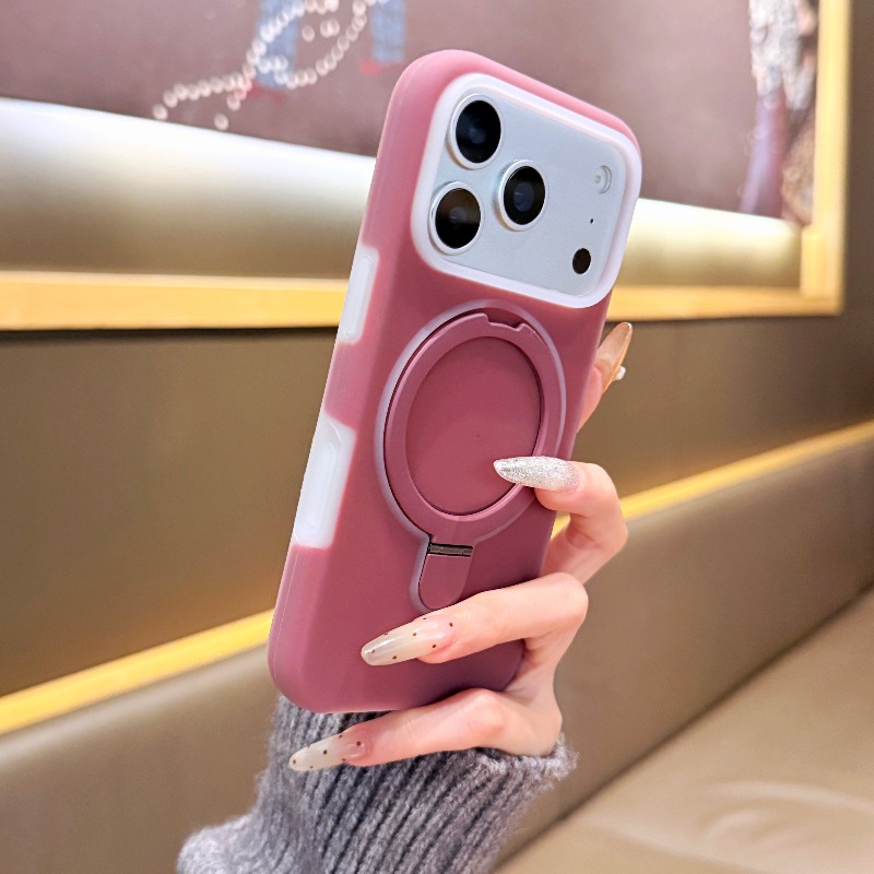 Magnetic Charging Stand - حامل حلقي معدني فاخر وملون بتصميم