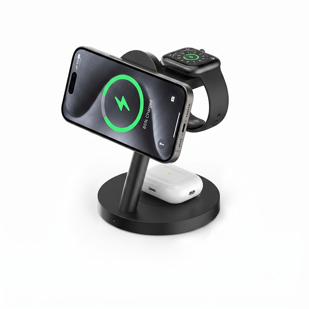Smartwatch Ac - قاعدة شحن لاسلكي مغناطيسي سريع Qi2.2