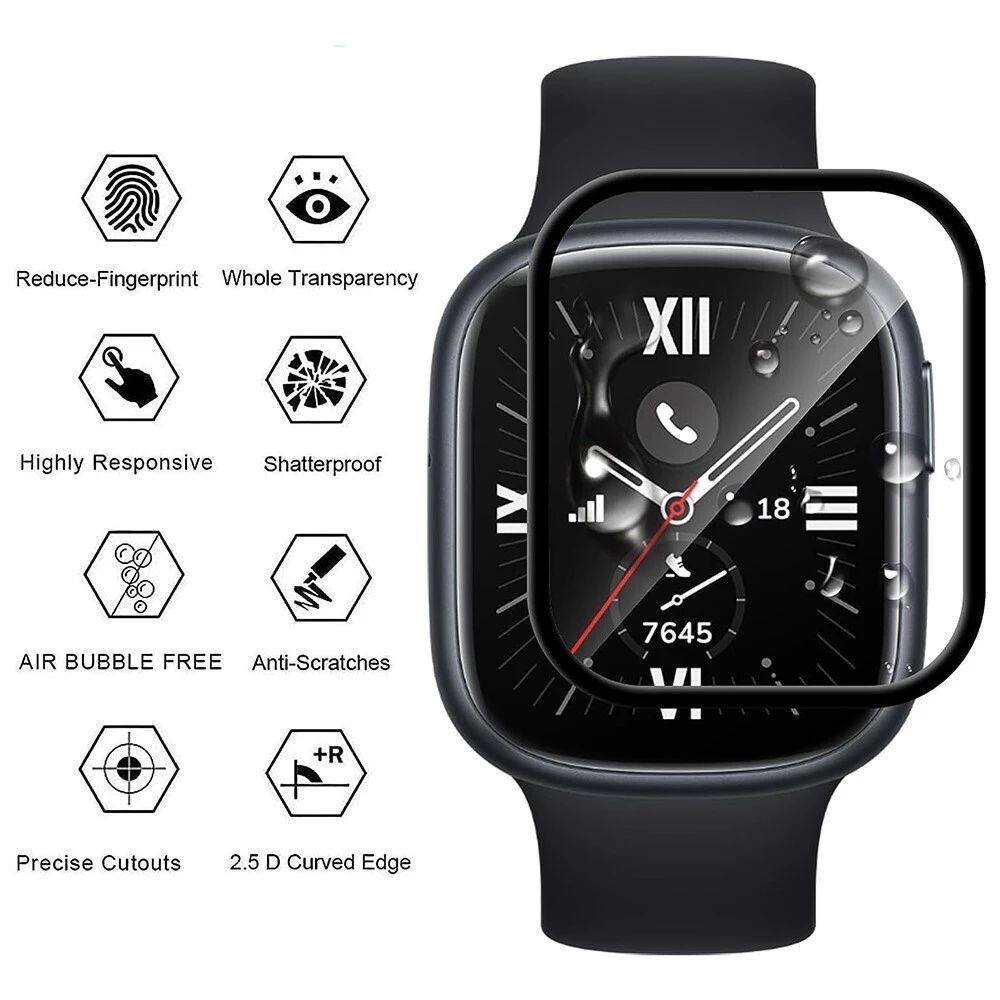 1-5 قطع من الفيلم الناعم TPU ل - مراجعة Garmin Smartwatch Accessories وسعره