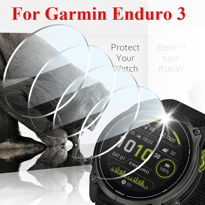 أفلام زجاجية مقواة لساعة Garmi - مراجعة Garmin Smartwatch Accessories وسعره