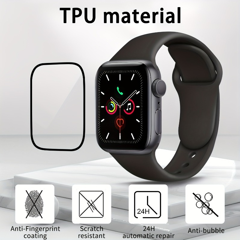 3 قطع واقي شاشة لساعة أبل ألتر - مراجعة Apple Smartwatch Accessories وسعره