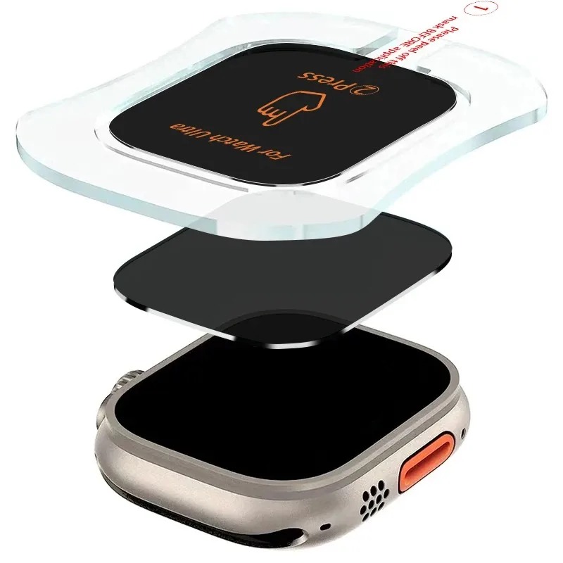 زجاج مقسى لساعة أبل Ultra2/3 4 - مراجعة Watch Face Protector وسعره