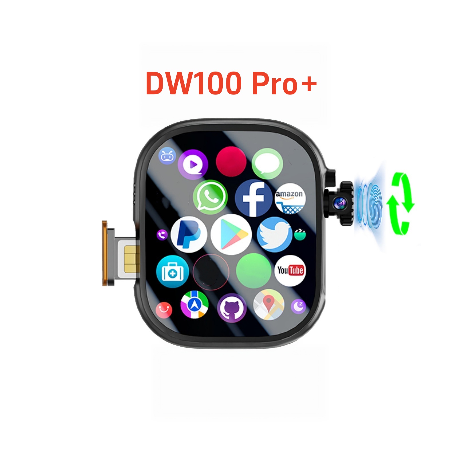 ساعة ذكية DW100 Pro+ Ultra Tou - مراجعة Smartwatch Id وسعره