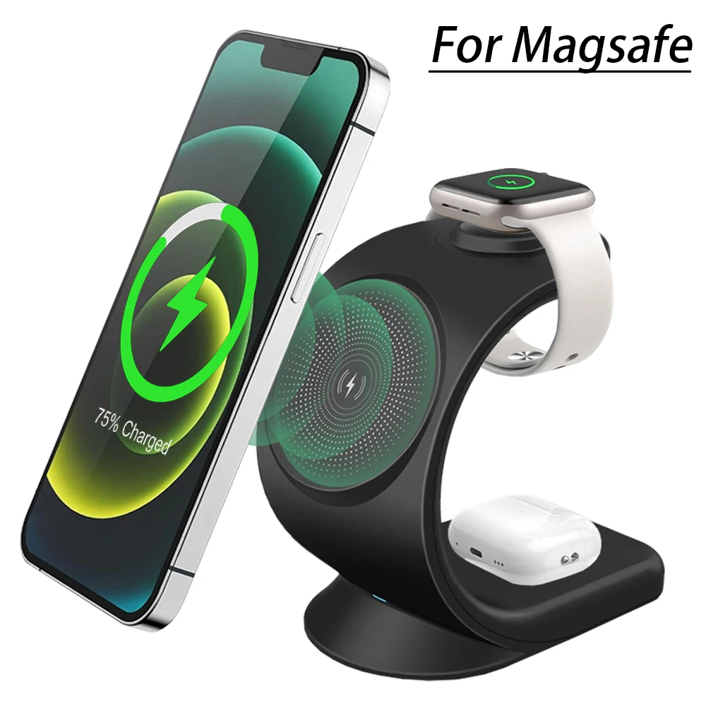 شاحن لاسلكي مغناطيسي 3 في 1 مح - مراجعة Smartwatch Ac وسعره