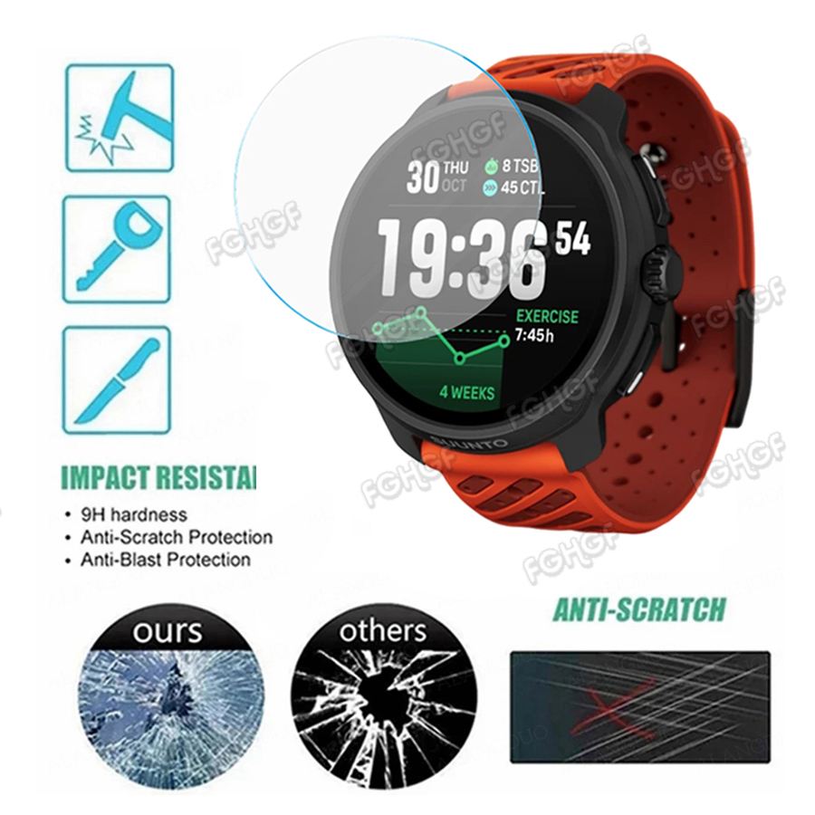 الزجاج المقسى طبقة رقيقة واقية - مراجعة Garmin Smartwatch Accessories وسعره