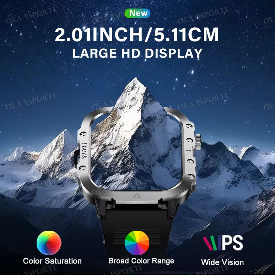 ساعة ذكية عسكرية جديدة للرجال  - مراجعة Smartwatch X12 وسعره