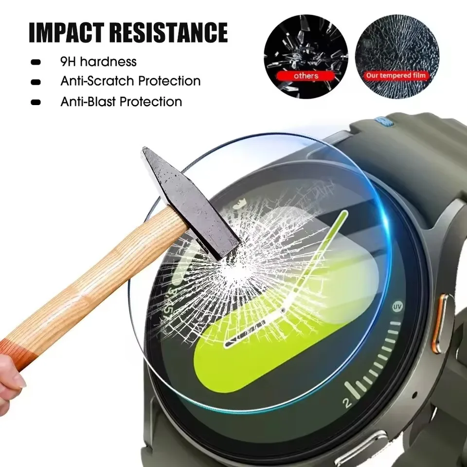 1-5 قطعة من الزجاج المقسى الفا - مراجعة Samsung Smartwatch Ultra Accessories وسعره