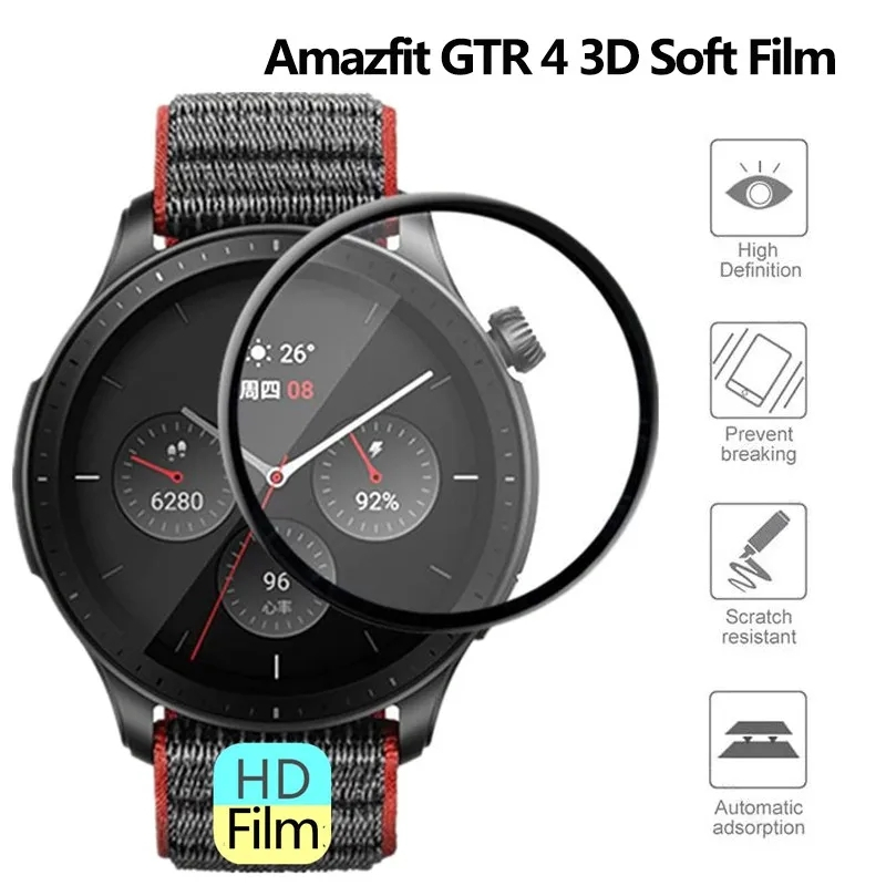 غشاء منحني عالي الدقة مضاد للخ - مراجعة Garmin Smartwatch Accessories وسعره