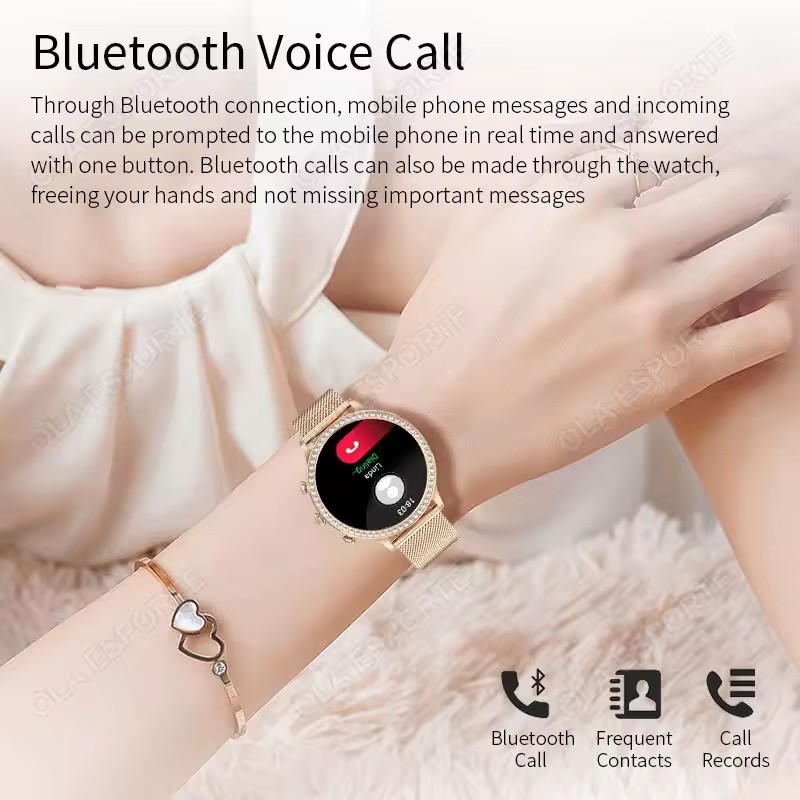 ساعة ذكية أنيقة للسيدات مع ميز - مراجعة Smartwatch X12 وسعره