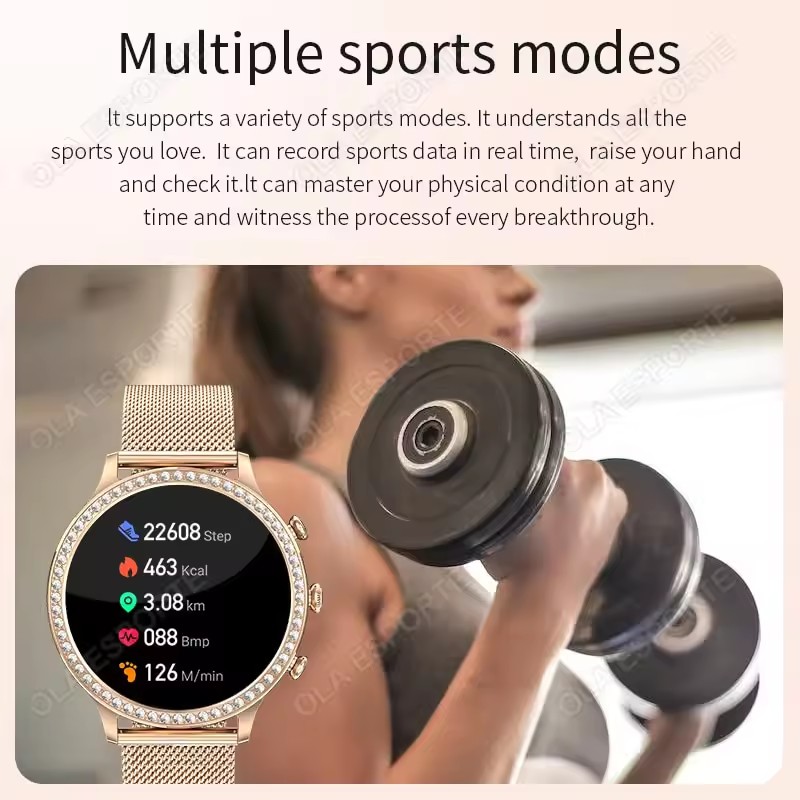 ساعة ذكية أنيقة للسيدات مع ميز - مراجعة Smartwatch X12 وسعره